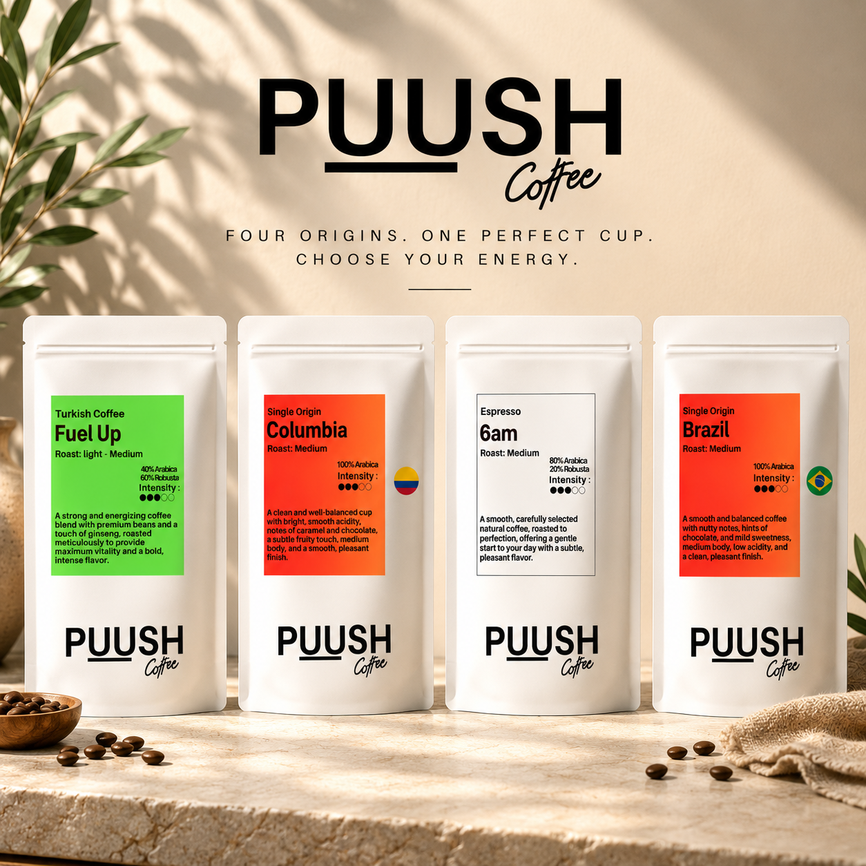 coffee lovers pack(1KG ) باكيدج عشاق القهوة ( 1 كيلو)